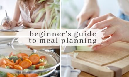 MEAL PLANNING for Beginners | 6 Easy Steps