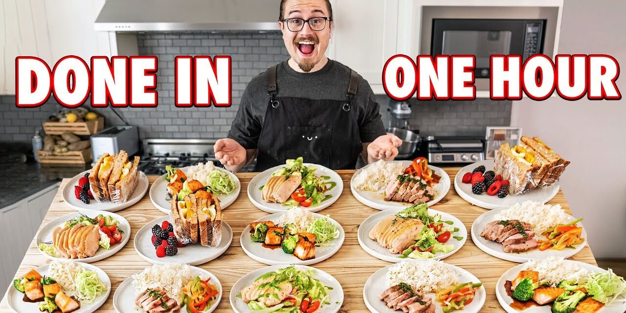 Cheap And Healthy Meals For The Week, Done In 1 Hour
