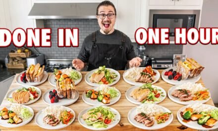 Cheap And Healthy Meals For The Week, Done In 1 Hour