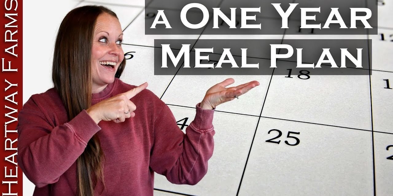 Meal Plan FOR A YEAR! Master Your Meal Planning With A Simple System for a YEAR of Delicious Meals!