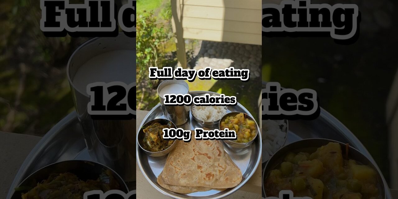 Vegetarian Meal Plan: 1200 Calories, 100 grams of Protein #healthydiet #weightlossjourney #dietplan