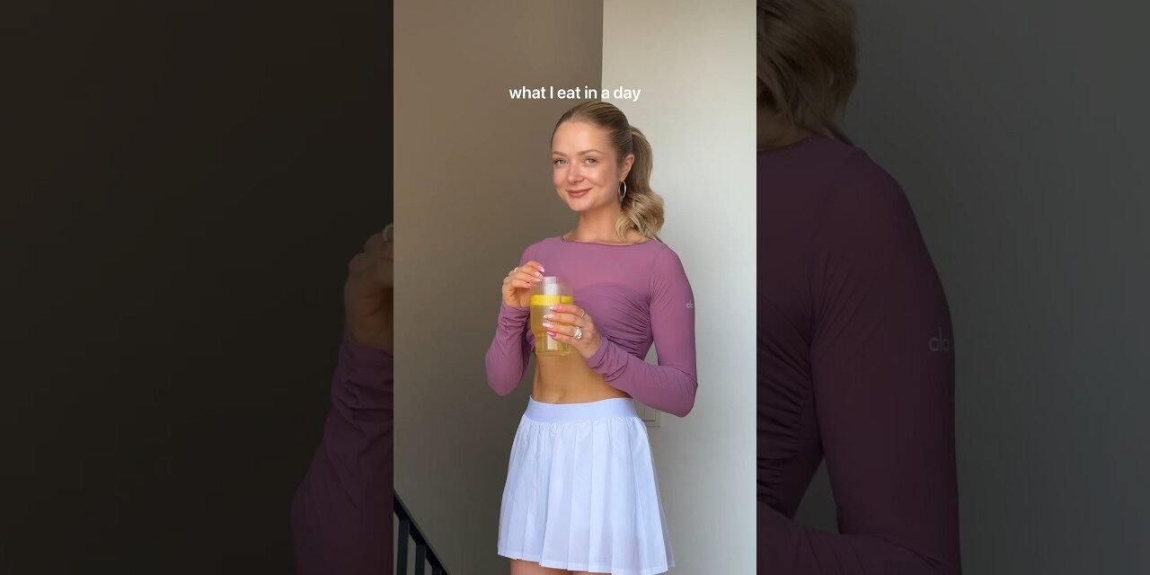 a balanced what I eat in a day, to feel my healthiest and happiest