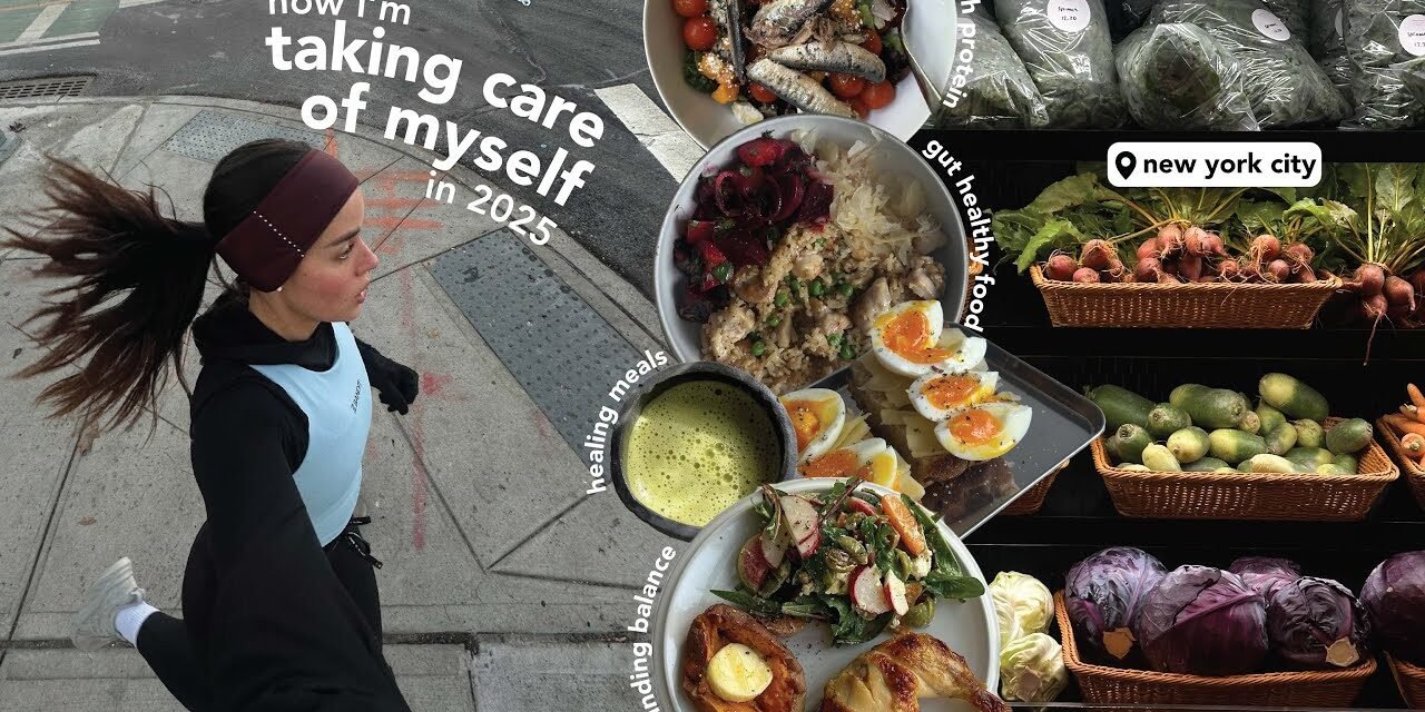 taking care of myself in 2025 | my balanced nutrition & fitness goals