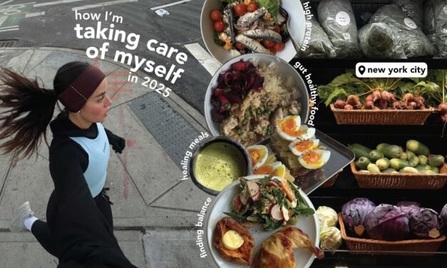 taking care of myself in 2025 | my balanced nutrition & fitness goals