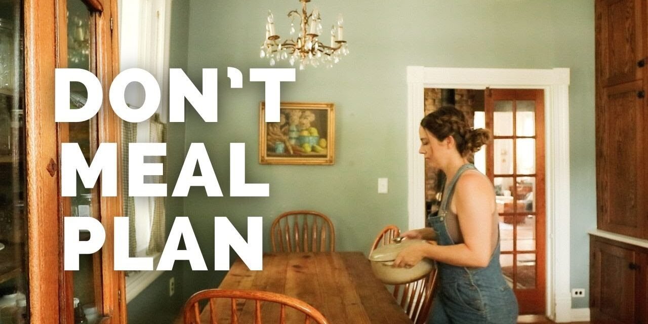 Don't meal plan | Try this instead