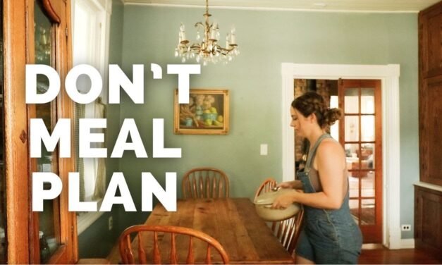 Don't meal plan | Try this instead