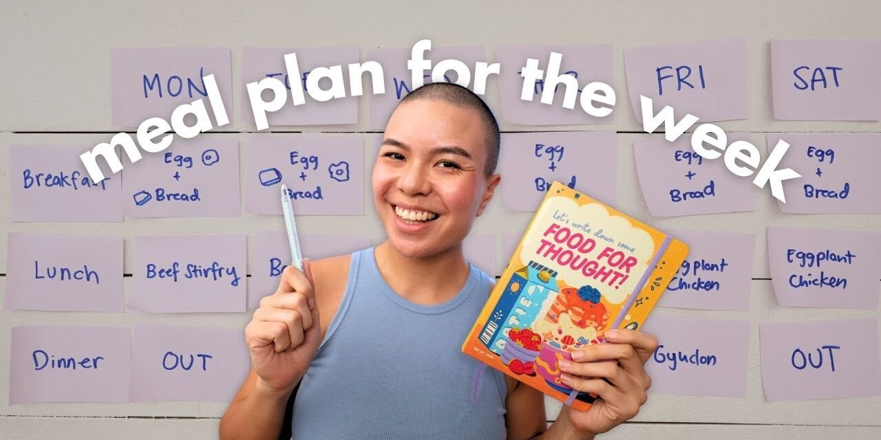 How I MEAL PLAN for the week *realistically*