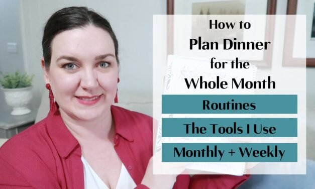 How to Plan Dinner for the Whole Month | Montly Meal Planning