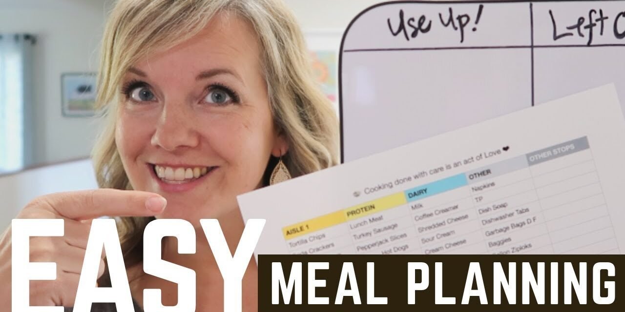 Simple Meal Planning you'll stick with! | Minimalist Family Life