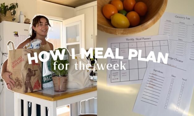 how I meal plan for the week | grocery haul, easy meal ideas