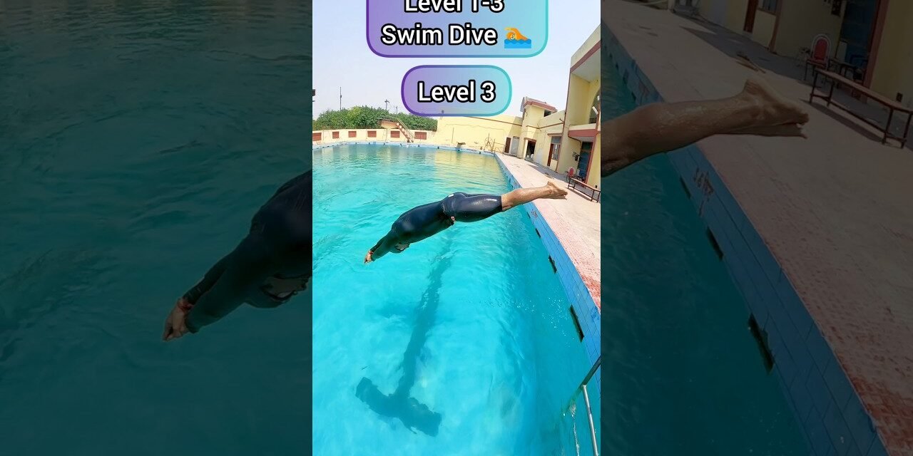How to Dive for Swimming (Level 1-3) #swimmingtips #swimming