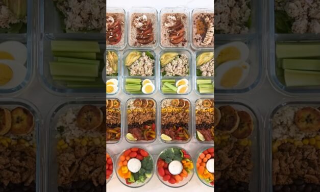 1 Hour High Protein Meal Prep for the Week! #mealprep