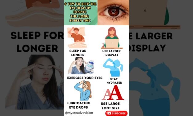 6 tips to keep the eye healthy Despite the long screen time