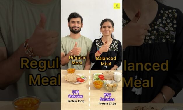 Balance meal vs regular meal #viralshort #balanceddiet #diettips #weightmanagement #foodshorts