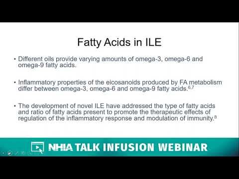 NHIA Talk Infusion: Parenteral Nutrition : A Deep Dive into ILE