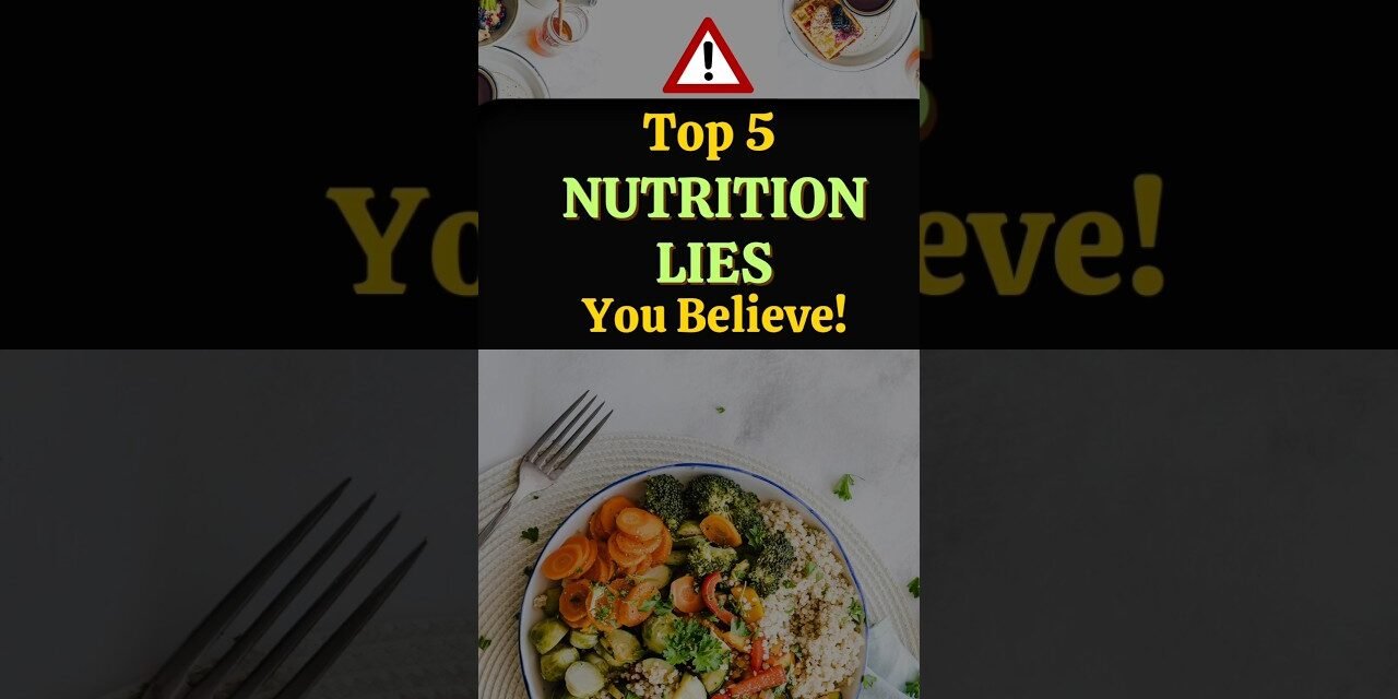 TOP 5 Nutrition Myths BUSTED! #nutritionmyths