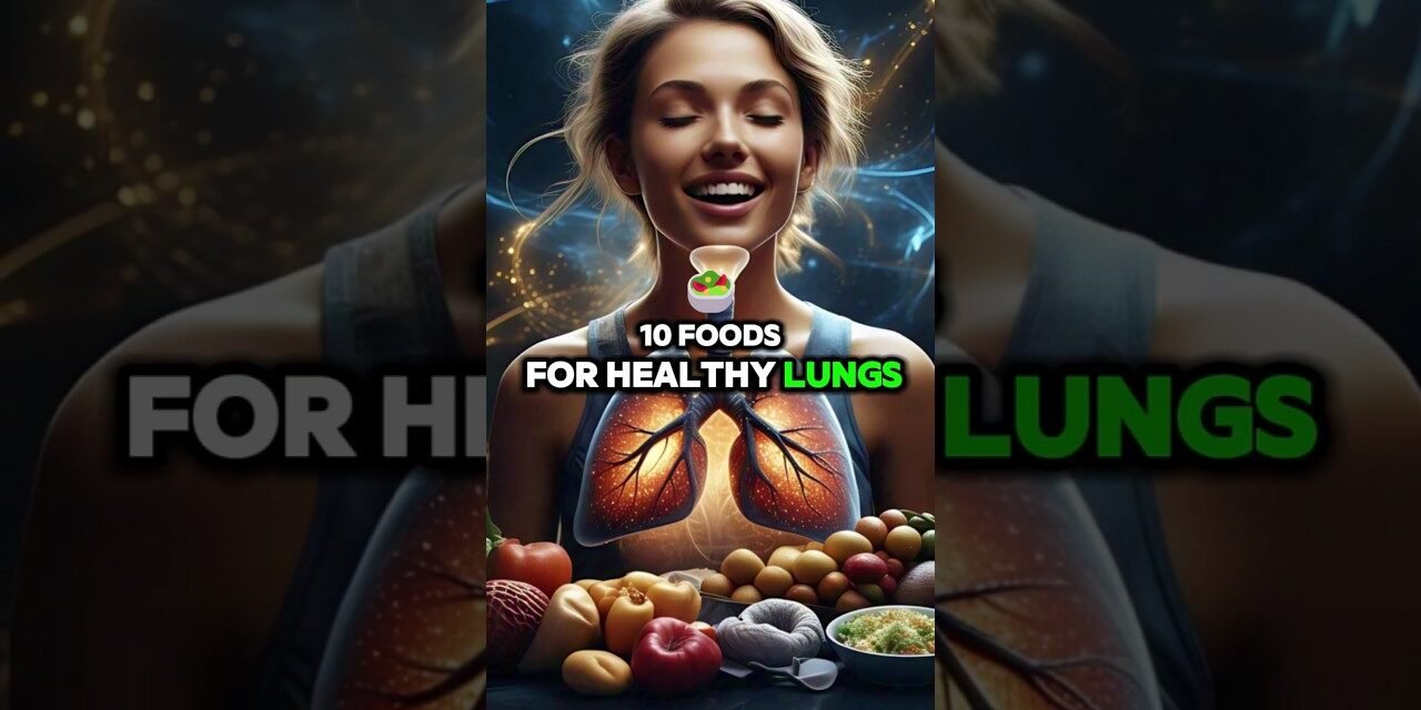 10 Best Foods for Healthy Lungs & Easier Breathing! #health #wellness