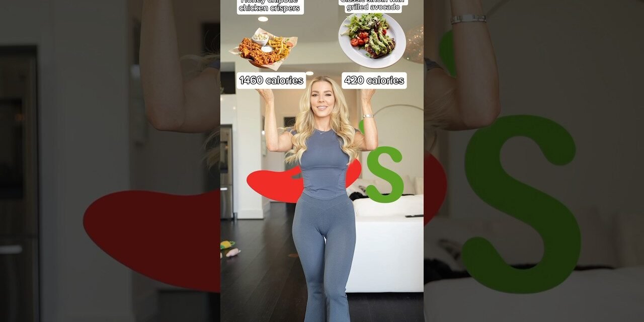 HEALTHY FAST FOOD OPTIONS FOR WEIGHT LOSS!!! #fitgirl #motivation #fastfood #hourglass #bodyshape