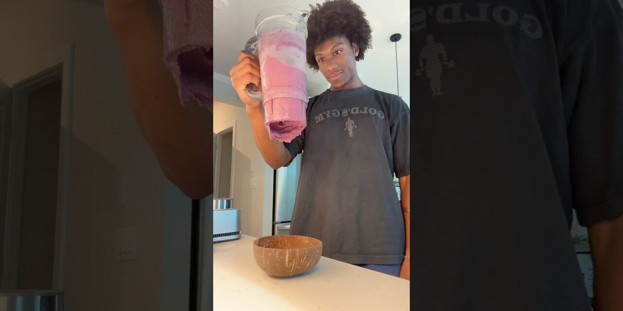 “we have smoothies at home”