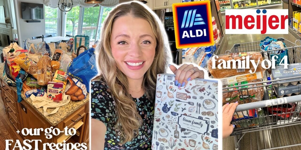 Grocery Shop + Haul // Meal Planning + Our Aldi Faves!