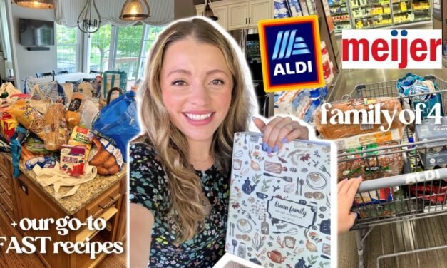 Grocery Shop + Haul // Meal Planning + Our Aldi Faves!