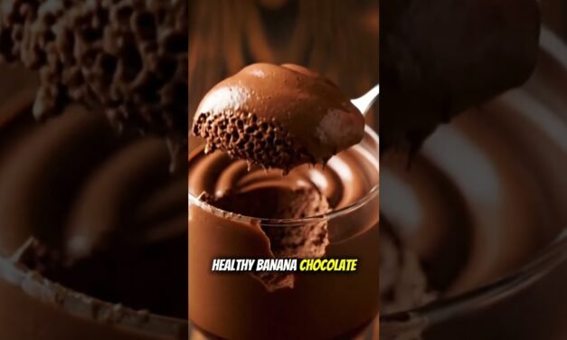 Healthy Chocolate Mousse Without Sugar #shorts