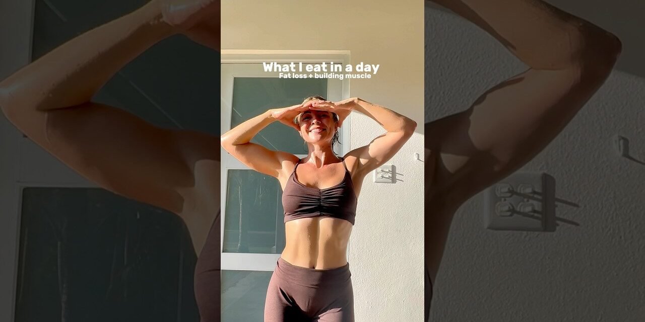 What I eat in a day to stay lean