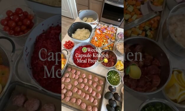 Capsule Kitchen Weekly Meal Prep That Will STOP FOOD WASTE And Have Dinner Ready In 30 #mealprep