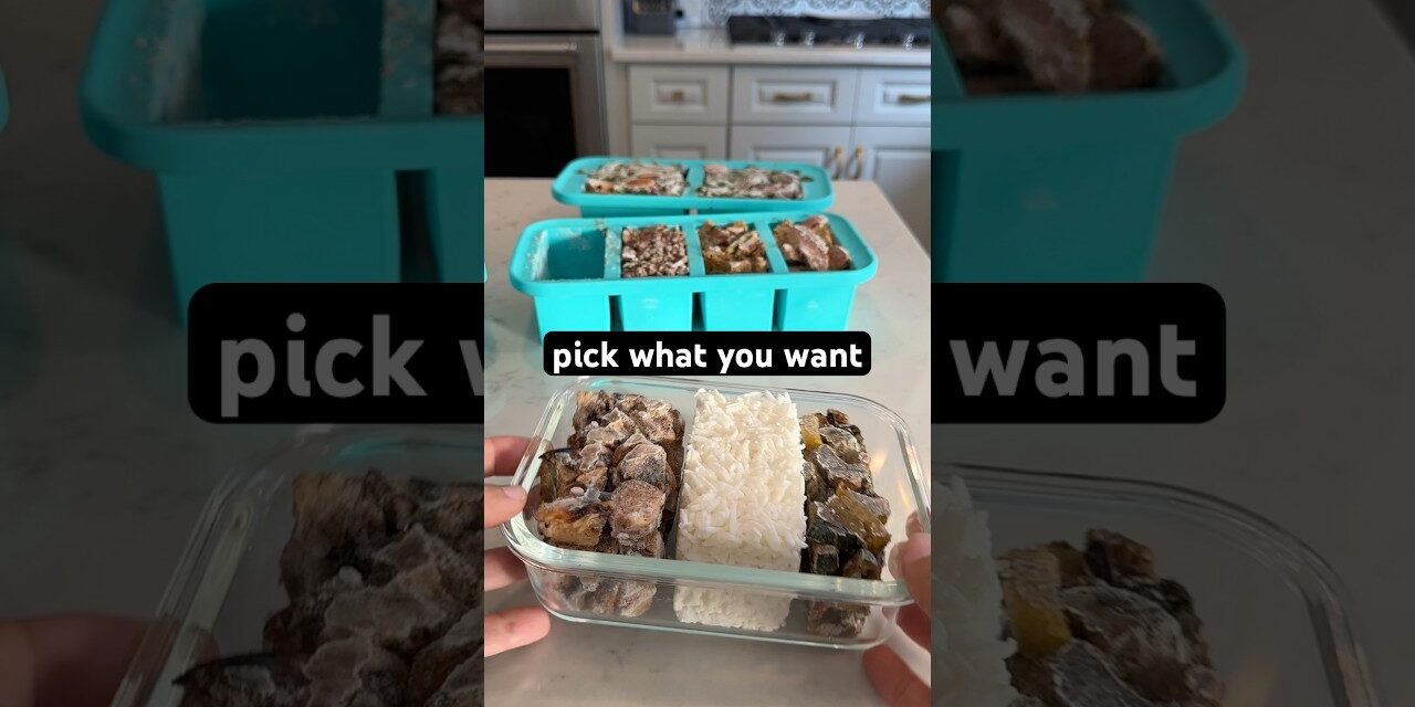 The NEW way to freezer meal prep #freezermeals