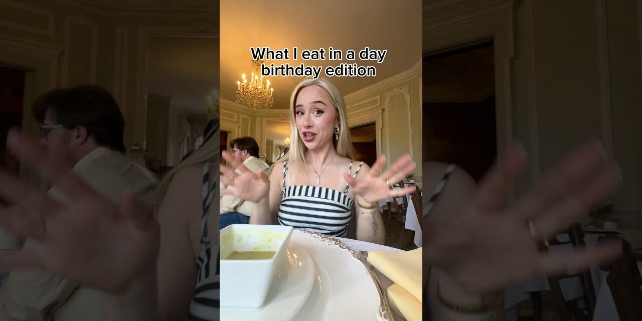 What I eat in a day birthday edition