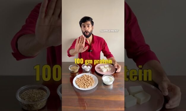 100 gm Protein – Home Food – No Supplements #fitness #food #health #nutrition #protein