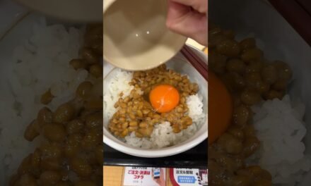 A typical Japanese breakfast