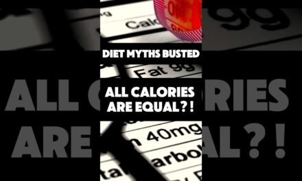 DIET MYTHS BUSTED-Eye-Opening Facts: All CALORIES are EQUAL?  The Calorie Equality Myth #debunked