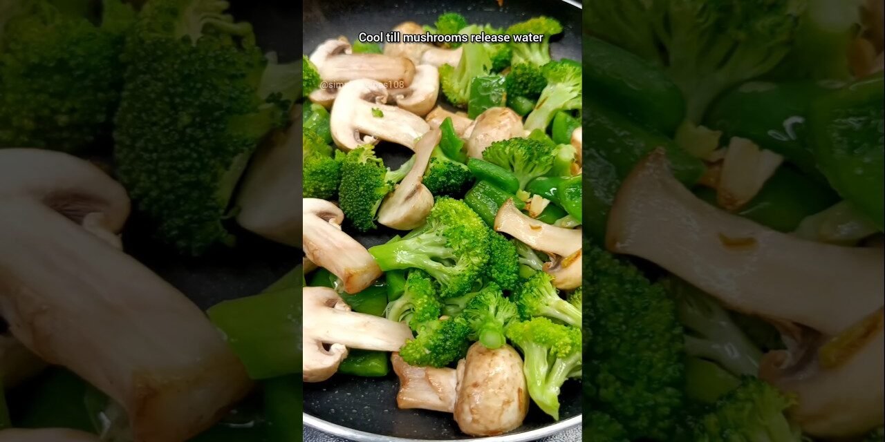 DISCOVER The Perfect Broccoli & Mushroom Salad Recipe! #diet