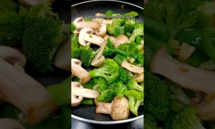 DISCOVER The Perfect Broccoli & Mushroom Salad Recipe! #diet