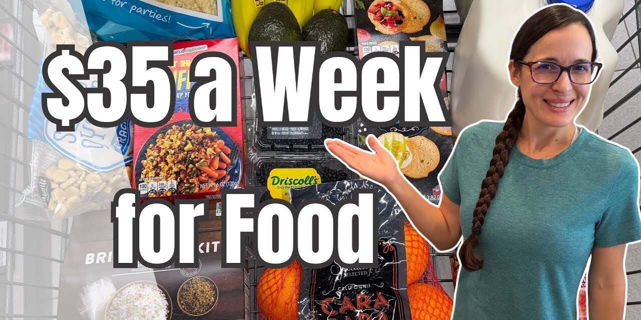 Low Spend January | Spending $35 a Week on Food | Budget Meal Plan and Easy Recipes