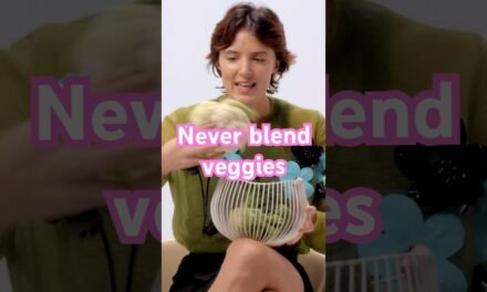 NEVER blend your veggies! #nutrition #fiber #glucosegoddess #glucose