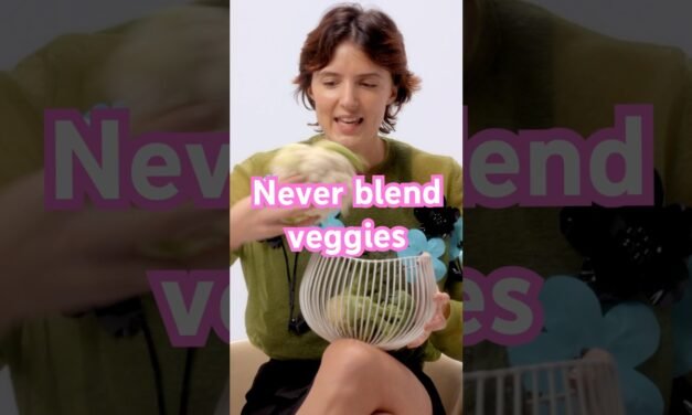 NEVER blend your veggies! #nutrition #fiber #glucosegoddess #glucose