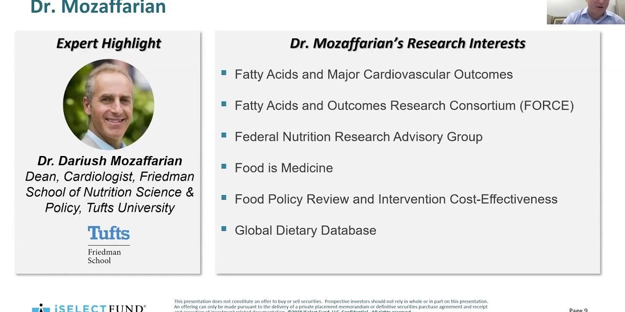 iSelect Deep Dive: Advances in Nutritional Science