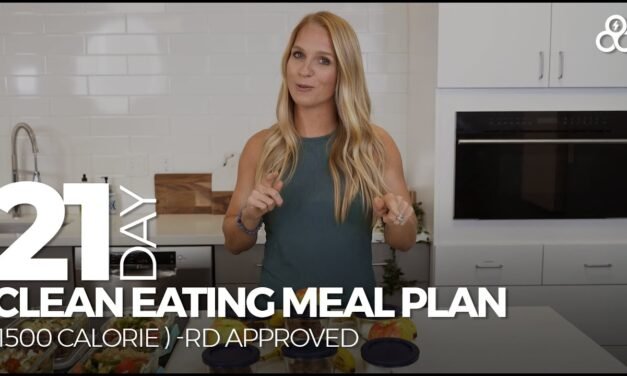 21 Day Clean Eating Meal Plan 1500 Calorie RD Approved
