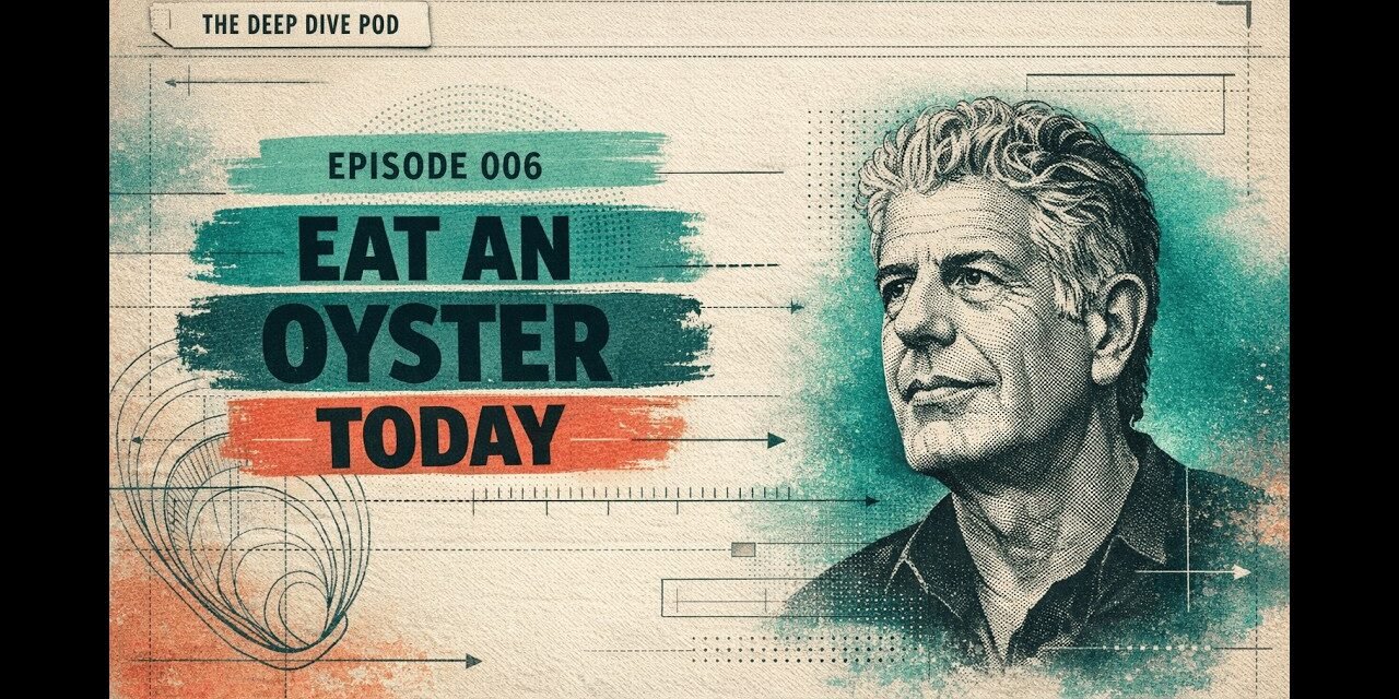Eat an Oyster Today | The Deep Dive Pod Ep. 006