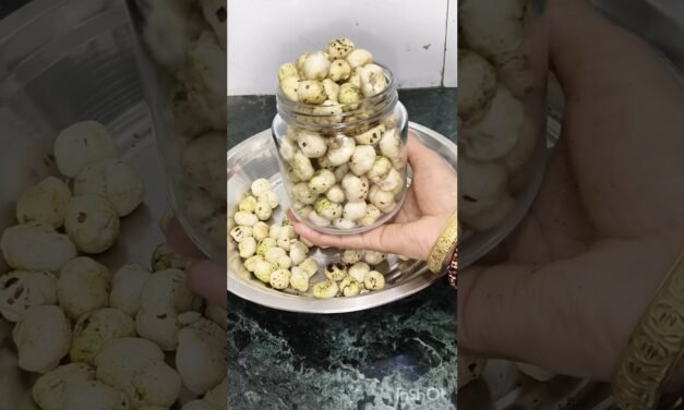 Minto mein banne wala Makhana chart recipe #healthy #food #helthbenefits #superfood #makhana