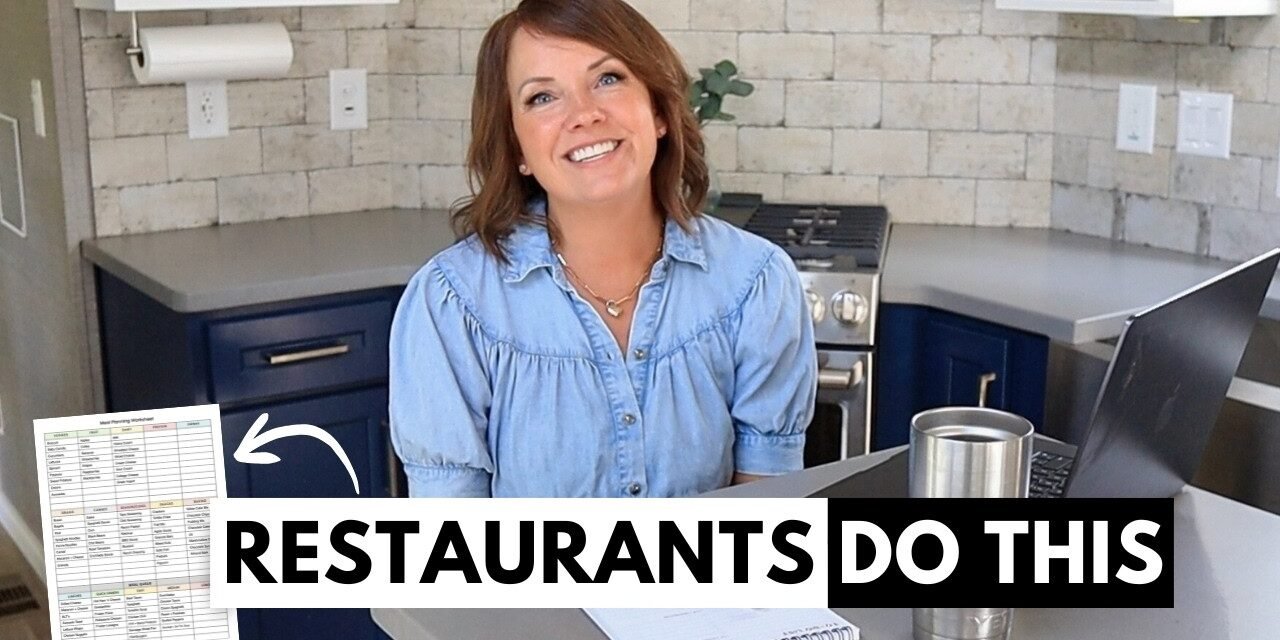 The Restaurant Secret That Solves Meal Planning