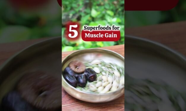 5 Superfoods for Muscle Gain,Strength and Stamina #shorts #musclegainfood