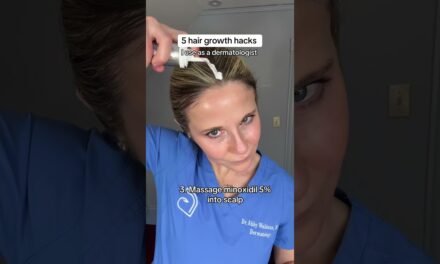 5 hacks for hair loss, from a dermatologist. #hairloss #dermatologist