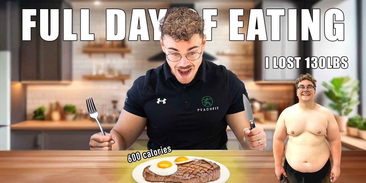 EVERY FOOD I ATE LOSING 130lbs | Full Day of Eating
