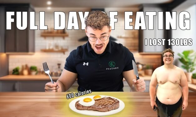 EVERY FOOD I ATE LOSING 130lbs | Full Day of Eating