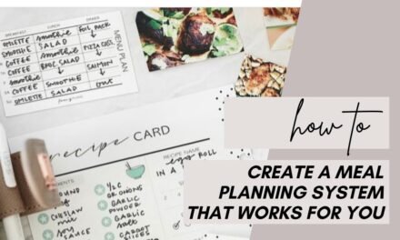How To Create A Meal Planning System That Works For You | At Home With Quita