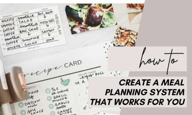 How To Create A Meal Planning System That Works For You | At Home With Quita