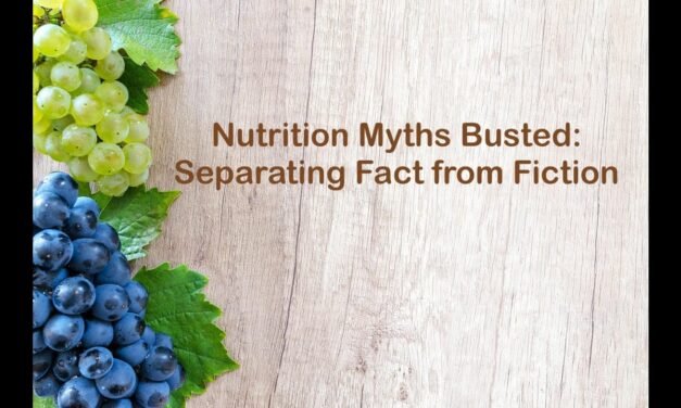Nutrition Myths Busted: Separating Fact from Fiction